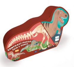 // SCRATCH - CASSE-TÊTE CONTOUR DOUBLE-FACE DINO 100 PIÈCES